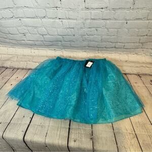 Target Hyde & EEK Adult Blue Glitter Tutu Halloween Costume Skirt